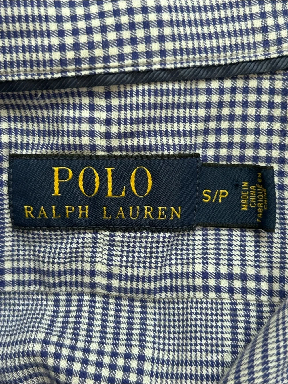 Polo Ralph Lauren Checkered Long Sleeve Button Down Shirt